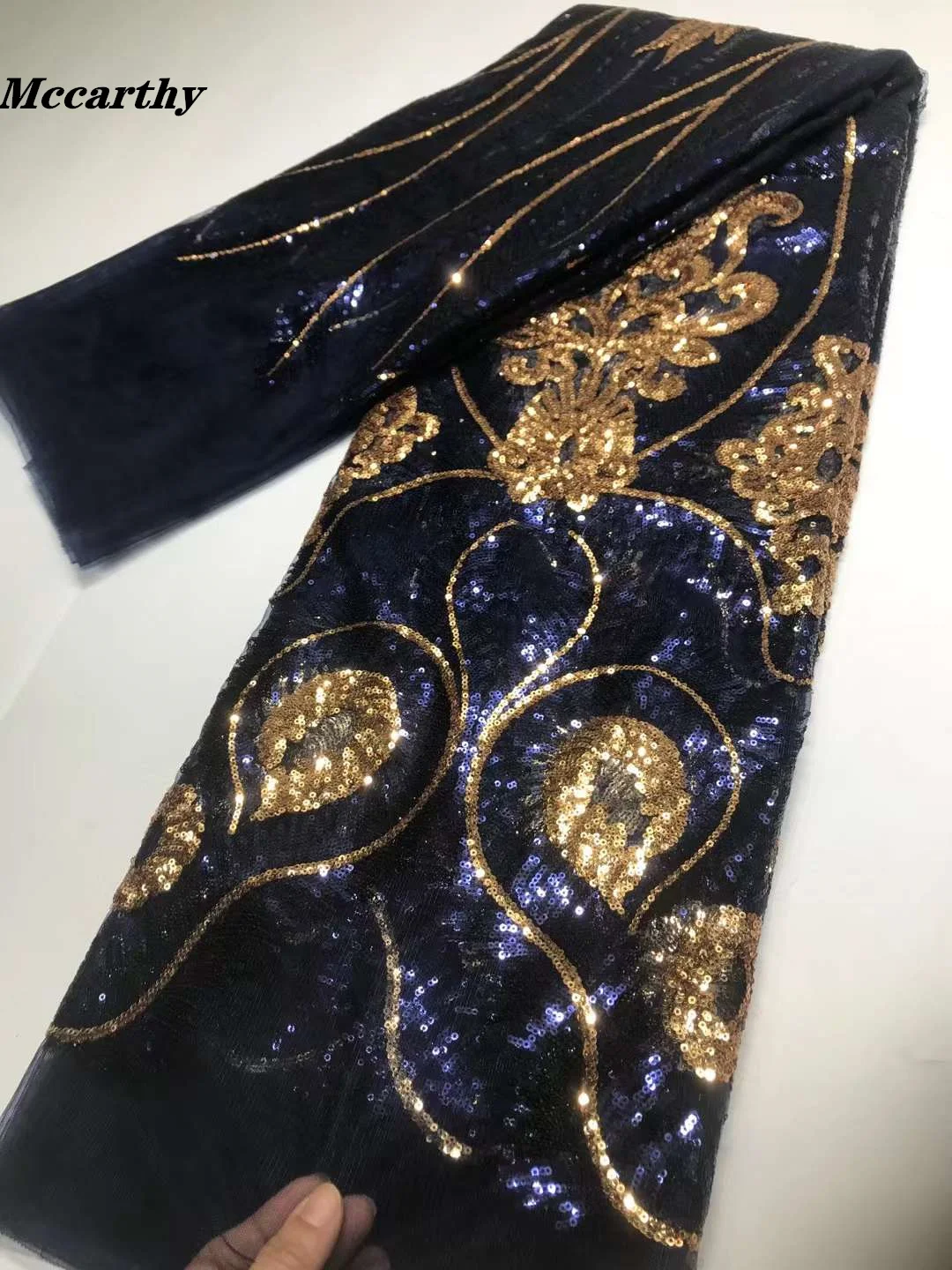 Sequence African Lace Fabric 5 Yards High Quality Purple Sequin Embroidery Nigerian Wedding Asoebi Sewing Lace Material
Sequence African Lace Fabric 5 Yards High Quality Purple Sequin Embroidery Nigerian Wedding Asoebi Sewing Lace Material