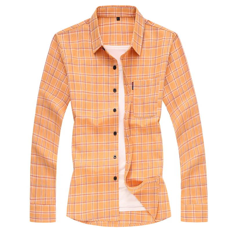 Autumn and Winter New Men's Long Sleeve Plaid Shirts Black / Red / Pink Youth Men Fashion Lapel Prom Party Casual Top Size 7XL-S
Autumn and Winter New Men's Long Sleeve Plaid Shirts Black / Red / Pink Youth Men Fashion Lapel Prom Party Casual Top Size 7XL-S