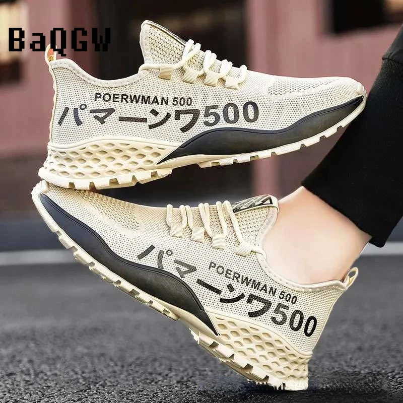 Fashion Male Running Shoes Mesh Knitted Vamp Stretchy Breathable Comfortable Sport Men's Printing Classic Shoes Outdoor Running
Fashion Male Running Shoes Mesh Knitted Vamp Stretchy Breathable Comfortable Sport Men's Printing Classic Shoes Outdoor Running