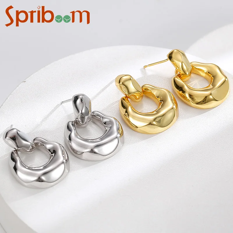 Fashion Geometric Earrings for Women Gold Color Silver Color Drop Earring 2023 New Jewelry Textured Party Accessories
Fashion Geometric Earrings for Women Gold Color Silver Color Drop Earring 2023 New Jewelry Textured Party Accessories