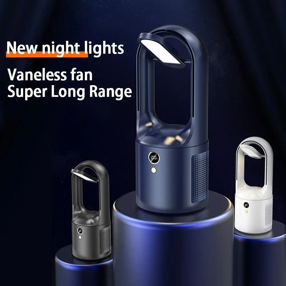 Electric Bladeless Fan LED Display Desktop Fanless Blade Cooler USB Charging Portable Cooling Fan Ultra Quiet LED Night Light 
Electric Bladeless Fan LED Display Desktop Fanless Blade Cooler USB Charging Portable Cooling Fan Ultra Quiet LED Night Light