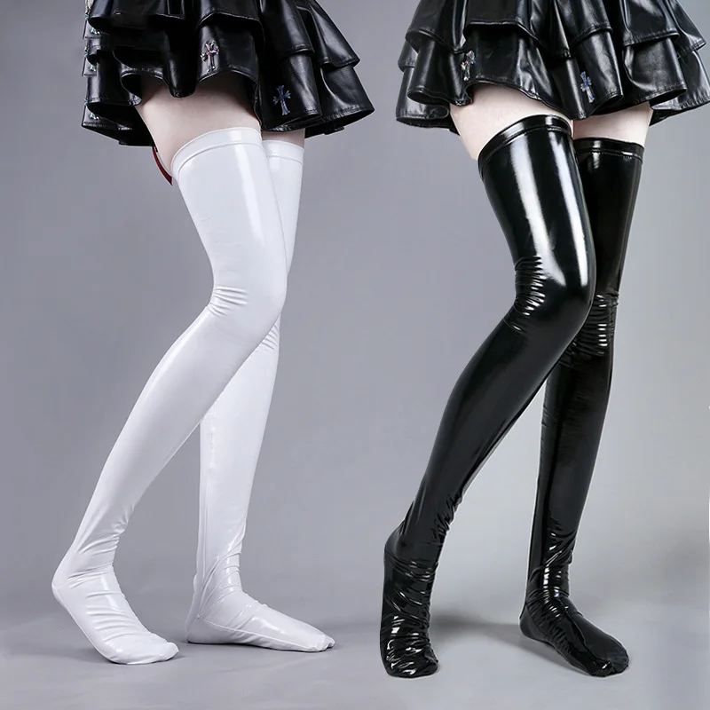 Sexy Patent Leather Glossy Stockings for Women Night Club Knee High Solid Color Socks Women's Oil Shiny Sexy Club Party Stocking
Sexy Patent Leather Glossy Stockings for Women Night Club Knee High Solid Color Socks Women's Oil Shiny Sexy Club Party Stocking