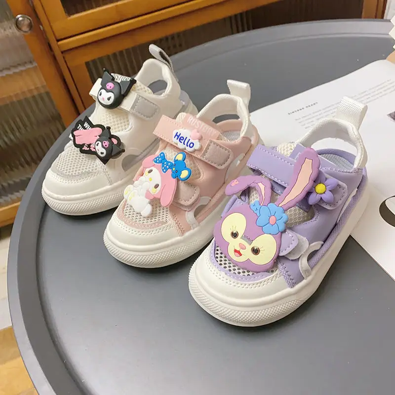 Kawaii Cute My Melody Kuromi Stellalou Children Sandals Summer Breathable Sports Shoes Cartoon Boys Girl Soft Soled Casual Shoes
Kawaii Cute My Melody Kuromi Stellalou Children Sandals Summer Breathable Sports Shoes Cartoon Boys Girl Soft Soled Casual Shoes