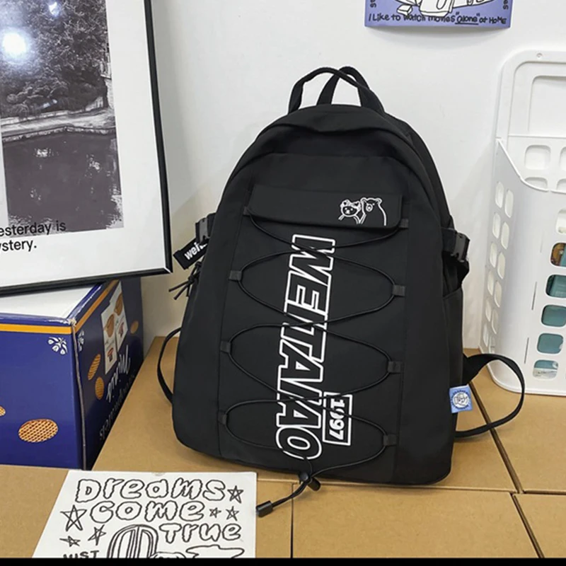 College Student School Bags for Girls Teen Nylon High School Backpack Women Campus Bookbag Cool Casual Korean Bagpack
College Student School Bags for Girls Teen Nylon High School Backpack Women Campus Bookbag Cool Casual Korean Bagpack