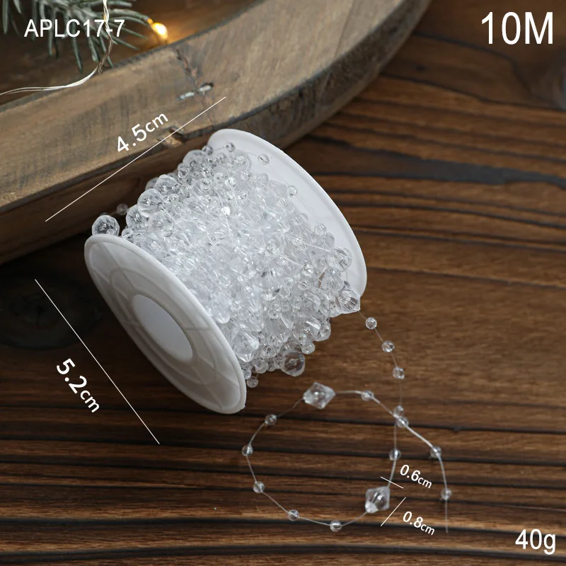 Рождественская гирлянда из акрила серебристого цвета
Рождественская гирлянда из акрила серебристого цвета