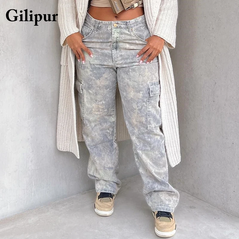 Vintage Camouflage Cargo Pants Baggy Jeans Women Fashion 90s Streetwear Pockets Straight Y2k Denim Trousers Overalls
Vintage Camouflage Cargo Pants Baggy Jeans Women Fashion 90s Streetwear Pockets Straight Y2k Denim Trousers Overalls