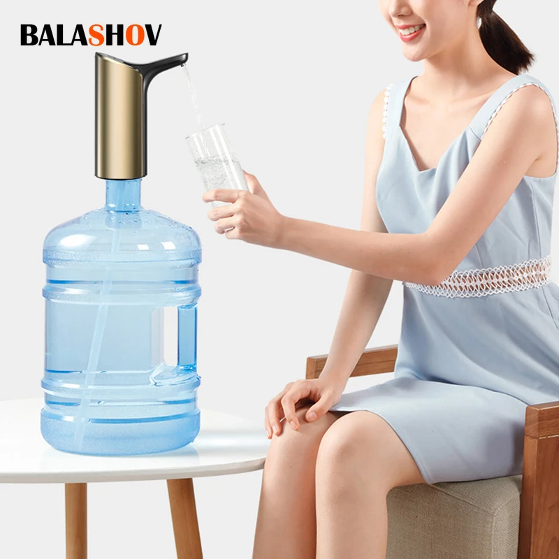 Electric Drinking Water Pump Home Automatic Portable Wireless Water Bottle Pump Rechargeable USB Charging Water Dispenser Pump
Electric Drinking Water Pump Home Automatic Portable Wireless Water Bottle Pump Rechargeable USB Charging Water Dispenser Pump