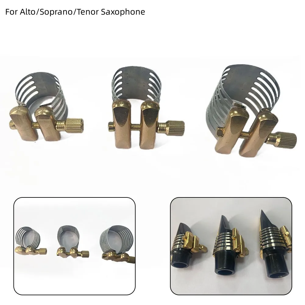 1pc Saxophone Ligature Durable Metal Clip Fastener Hot Sale Single Screw Design For Soprano/Alto Tenor Saxophone Replacement Par
1pc Saxophone Ligature Durable Metal Clip Fastener Hot Sale Single Screw Design For Soprano/Alto Tenor Saxophone Replacement Par