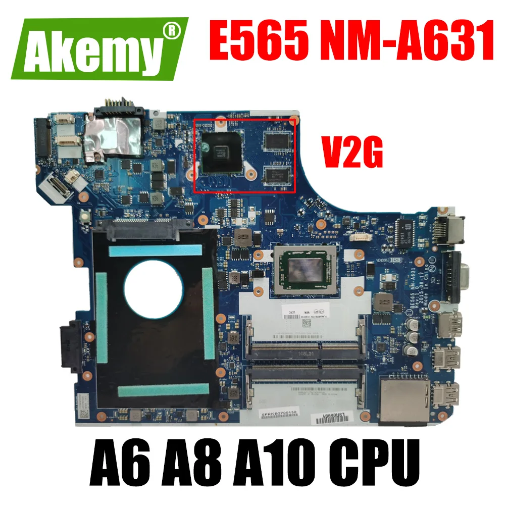 E565 NM-A631 motherboard For Lenovo Thinkpad E565 BE565 NM-A631 Laptop mainboard A6-8500P A8-8600P A10-8700P CPU DDR3 V2G GPU
E565 NM-A631 motherboard For Lenovo Thinkpad E565 BE565 NM-A631 Laptop mainboard A6-8500P A8-8600P A10-8700P CPU DDR3 V2G GPU