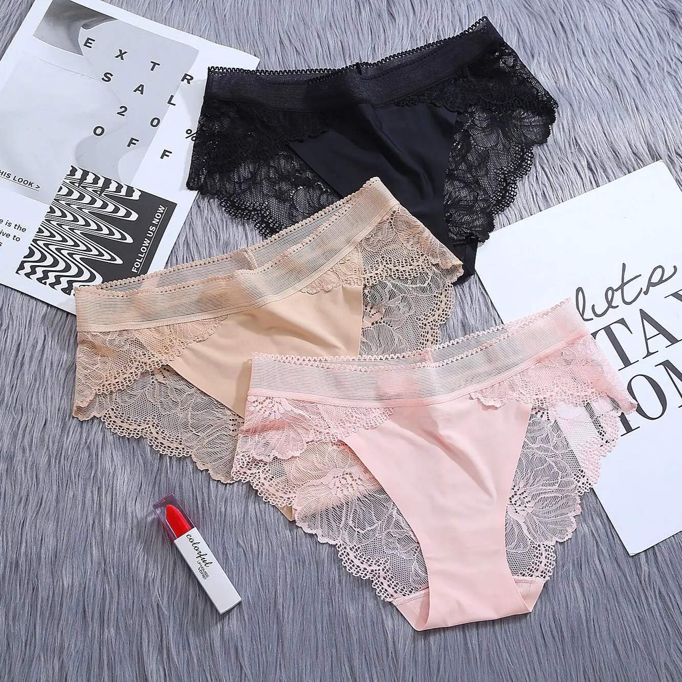 S-XL size Lace Women Panties Ice Silk Underwear Female Transparent Briefs Panty Women non-marking underwear Woman Sexy Lingerie
S-XL size Lace Women Panties Ice Silk Underwear Female Transparent Briefs Panty Women non-marking underwear Woman Sexy Lingerie