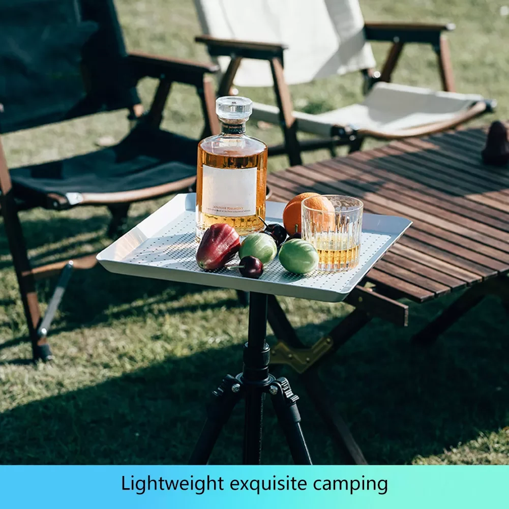 Thread Hollow Table Plate Aluminum Alloy Waterproof Food Drink Tray Tea Coffee Table for Camping Picnic Accessories
Thread Hollow Table Plate Aluminum Alloy Waterproof Food Drink Tray Tea Coffee Table for Camping Picnic Accessories