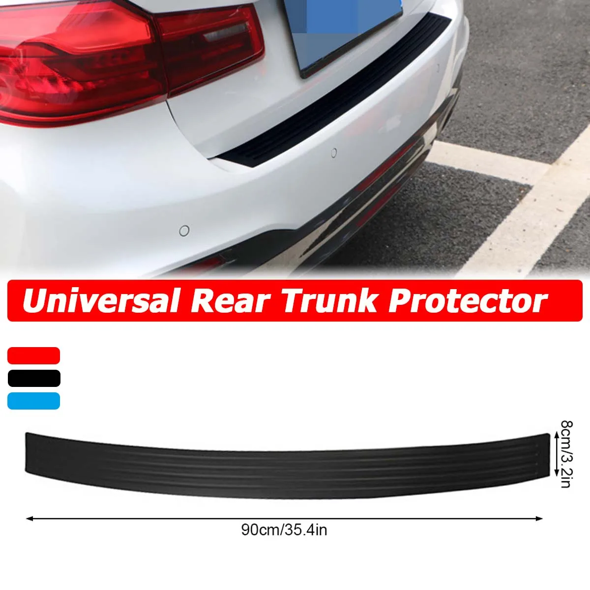90CM F30 Rear Bumper Guard Protector Trim Cover Sill Plate Trunk Rubber Pad Universal For BMW E36 E46 E90 F10 E70 E71 G20 G30
90CM F30 Rear Bumper Guard Protector Trim Cover Sill Plate Trunk Rubber Pad Universal For BMW E36 E46 E90 F10 E70 E71 G20 G30