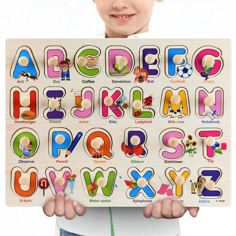 3D Puzzles Wooden Learning Toys for Kids Alphabet Animal Fruit Transportation Vegetables Shape Baby Early Educational Toy
3D Puzzles Wooden Learning Toys for Kids Alphabet Animal Fruit Transportation Vegetables Shape Baby Early Educational Toy