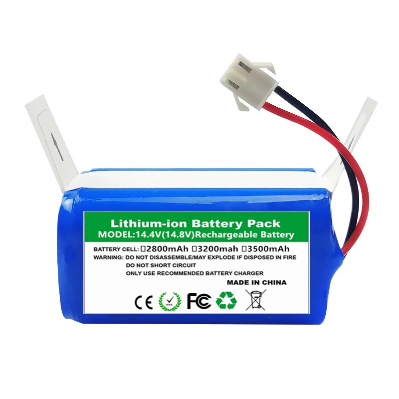 3500mAh 14.4V N79 Li-ion Battery for Ecovacs Deebot N79 N79S DN622, For Eufy Robovac 11, 11S, 11S MAX, 12, 15C, 15C MAX, 15T, 30
3500mAh 14.4V N79 Li-ion Battery for Ecovacs Deebot N79 N79S DN622, For Eufy Robovac 11, 11S, 11S MAX, 12, 15C, 15C MAX, 15T, 30