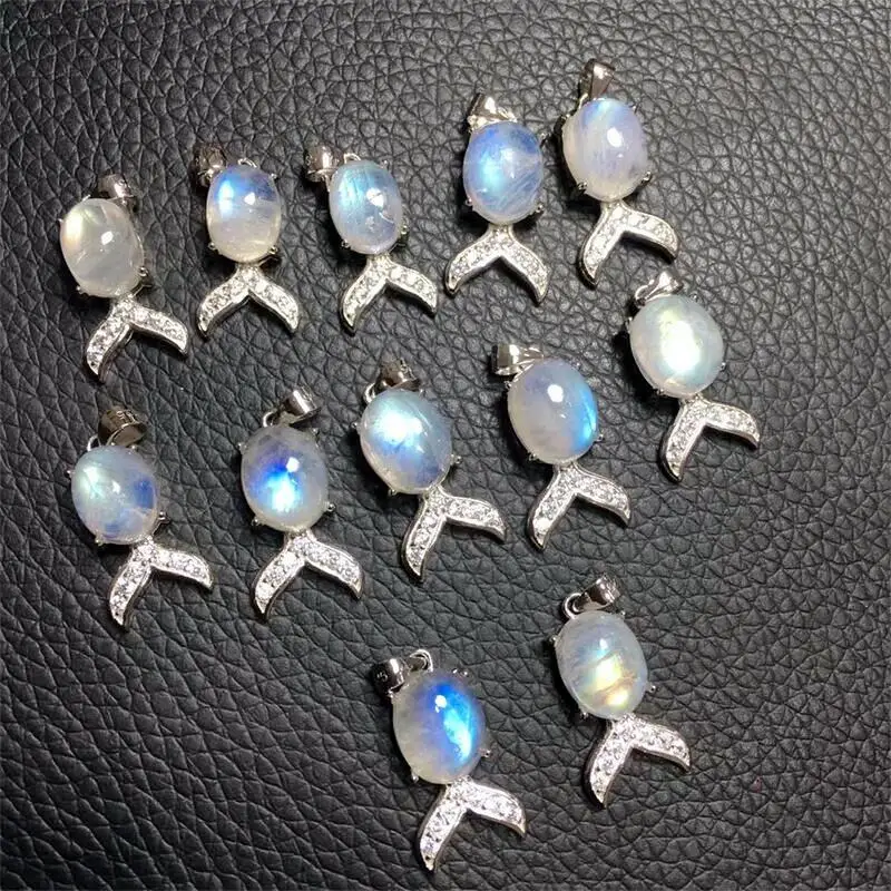 Natural Stoneblue Moon Stone Fishtail Pendants Charm DIY Accessories Jewelry Making Lucky Craft Woman Gift 1pcs
Natural Stoneblue Moon Stone Fishtail Pendants Charm DIY Accessories Jewelry Making Lucky Craft Woman Gift 1pcs