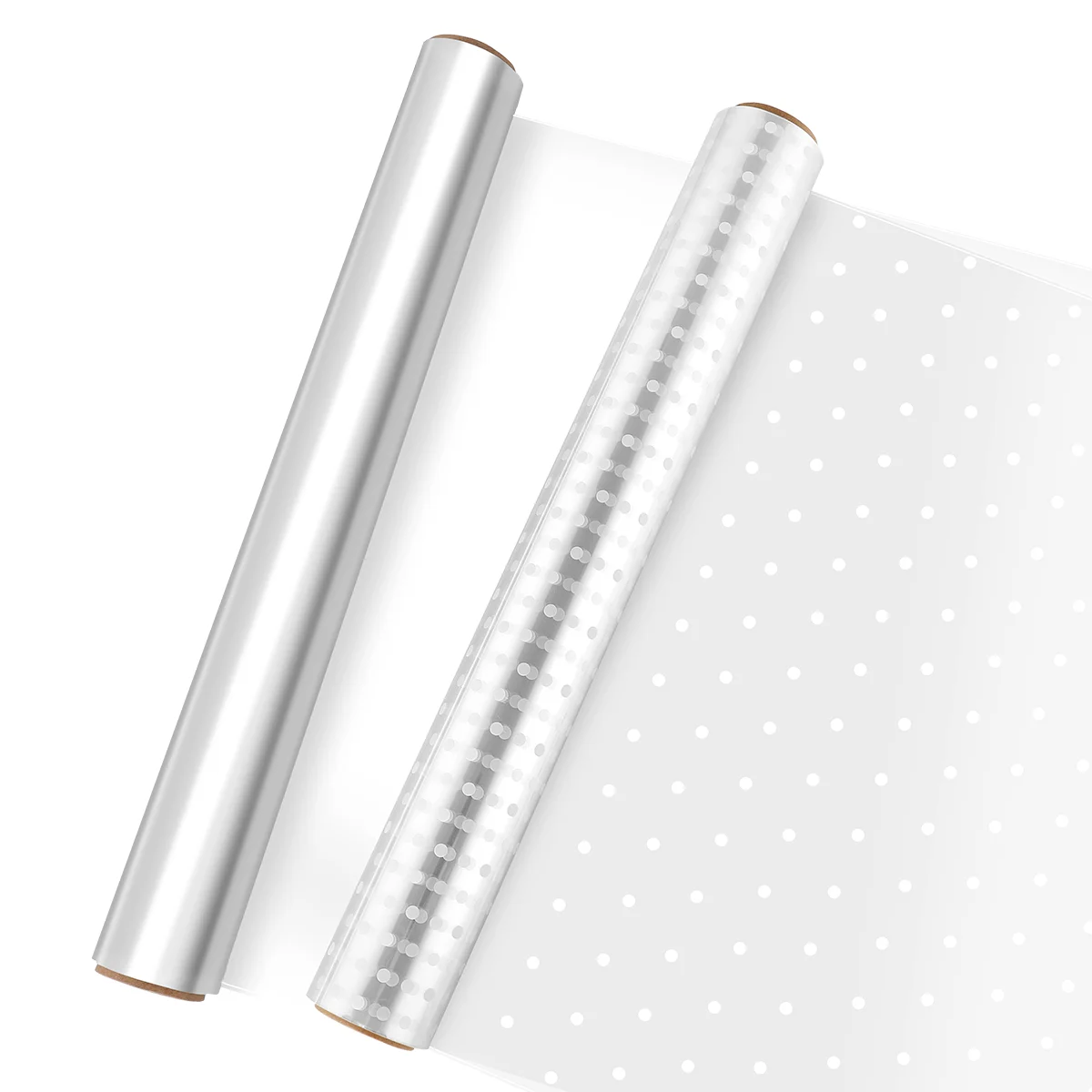 Cabilock 2 Rolls 2.5mil Cellophane Wrap Clear and White Dot Cellophane Wrappers for Wrapping Gift Baskets Art Crafts (43x3000cm)
Cabilock 2 Rolls 2.5mil Cellophane Wrap Clear and White Dot Cellophane Wrappers for Wrapping Gift Baskets Art Crafts (43x3000cm)