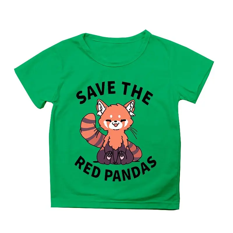 New Children's red bear Cartoon Printed T-shirt Boys Girls Red Panda T shirt Tshirts Harajuku animal Streetwear Summer Kids Tees 
New Children's red bear Cartoon Printed T-shirt Boys Girls Red Panda T shirt Tshirts Harajuku animal Streetwear Summer Kids Tees