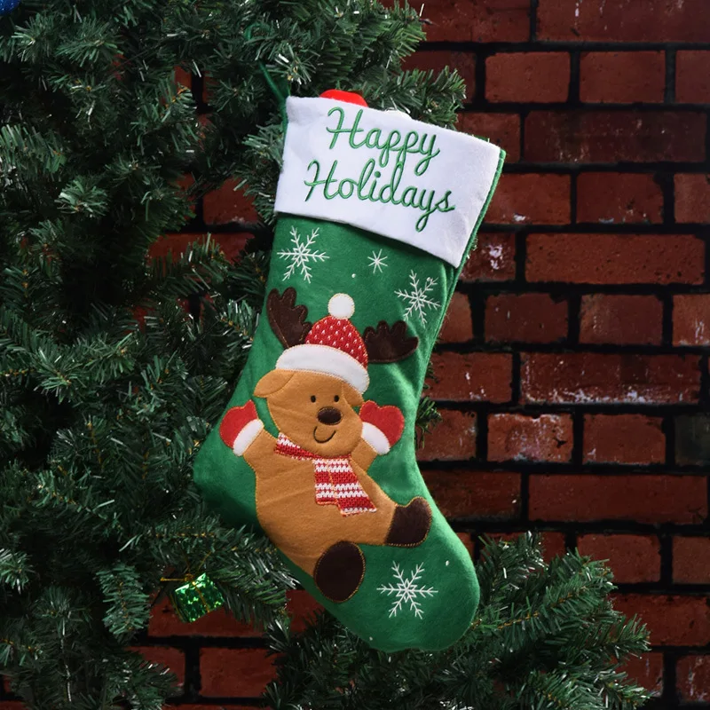 1pcs 45*26cm Frames & Displays Christmas Socks Christmas Decorations Old Man Elk Christmas Bag Candy Bag Pendant
1pcs 45*26cm Frames & Displays Christmas Socks Christmas Decorations Old Man Elk Christmas Bag Candy Bag Pendant