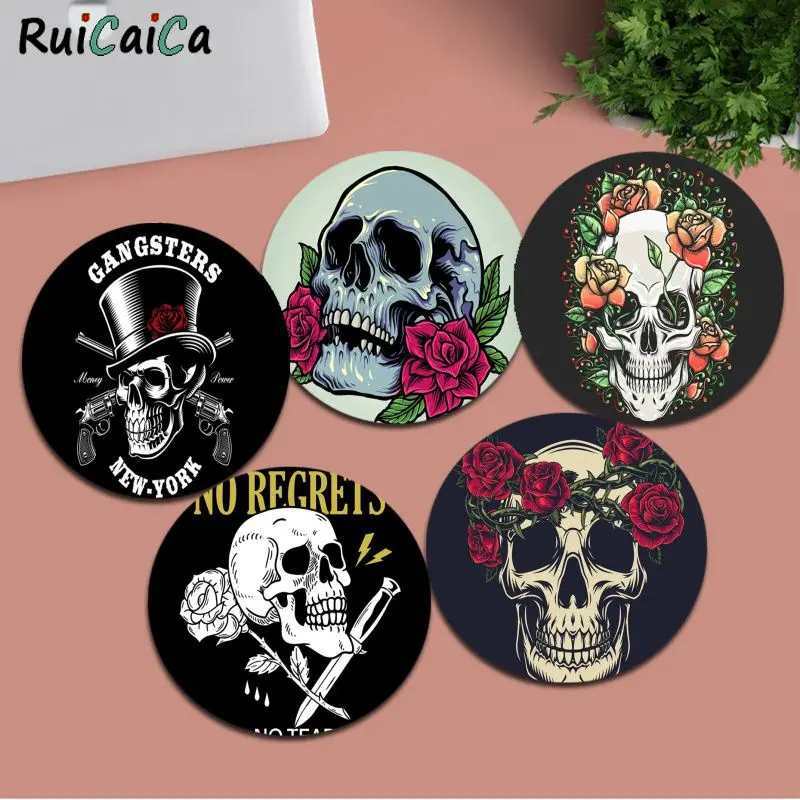 Rose Skull Round Custom Skin Office Computer Desk Mat Table Keyboard Big Mouse Pad Laptop Cushion Non-slip for PC Gamer Mousemat
Rose Skull Round Custom Skin Office Computer Desk Mat Table Keyboard Big Mouse Pad Laptop Cushion Non-slip for PC Gamer Mousemat