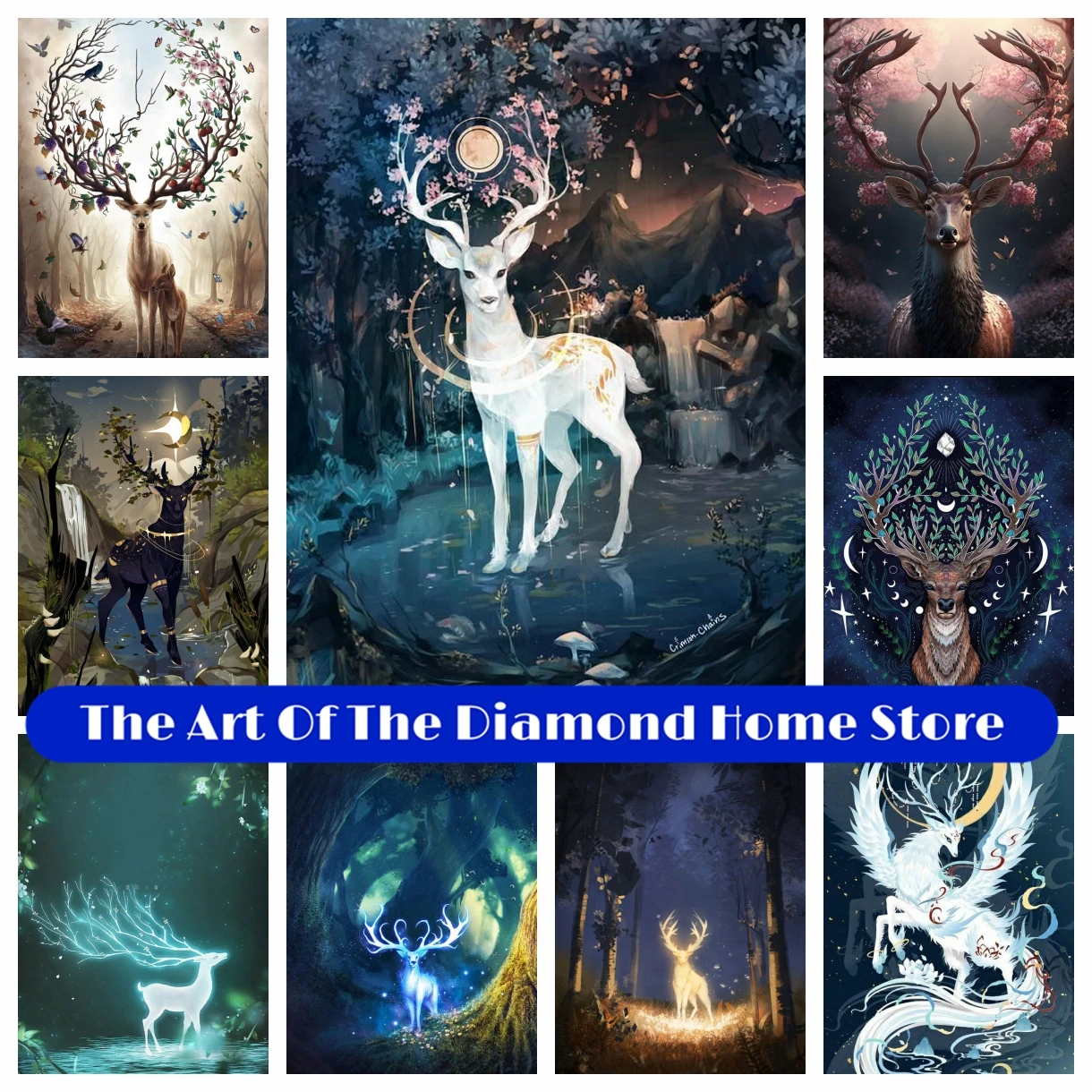 Holy Spirit Deer DIY 5D Embroidery AB Drills Diamond Painting Animal Cross Stitch Kit Art Handmade Room Decor Children's Gifts
Holy Spirit Deer DIY 5D Embroidery AB Drills Diamond Painting Animal Cross Stitch Kit Art Handmade Room Decor Children's Gifts