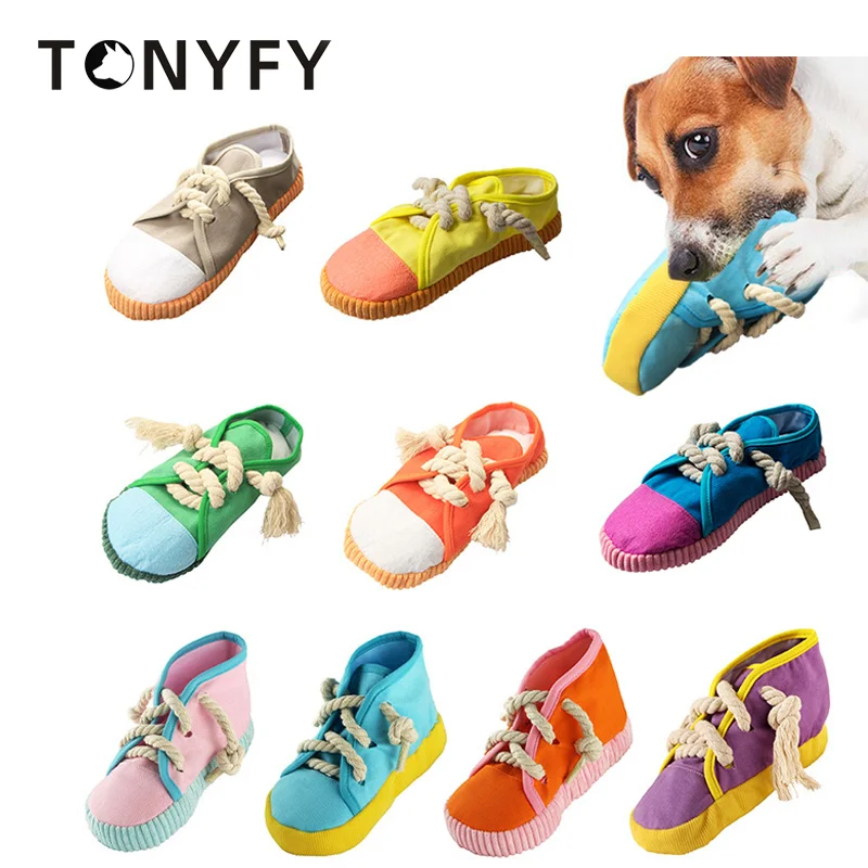 Pet Dog Chew Toys for Dogs Cleaning Teeth Puppy Dog Shoe Squeeze Sound Toy Playing Dog Multifunctional Bite Resistant Toys
Pet Dog Chew Toys for Dogs Cleaning Teeth Puppy Dog Shoe Squeeze Sound Toy Playing Dog Multifunctional Bite Resistant Toys