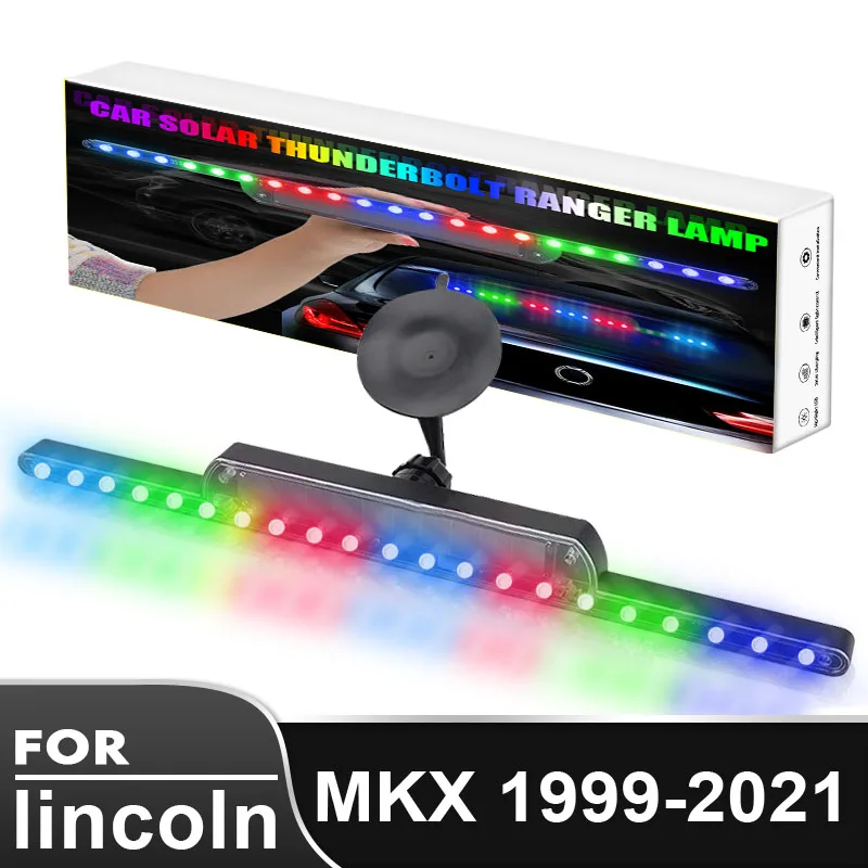 Car LED Lights Auto Solar Colorful Warning Light Anti-rear-end Lights Car Lamps Tools Automotive Goods for lincoln MKX 1999-2021
Car LED Lights Auto Solar Colorful Warning Light Anti-rear-end Lights Car Lamps Tools Automotive Goods for lincoln MKX 1999-2021