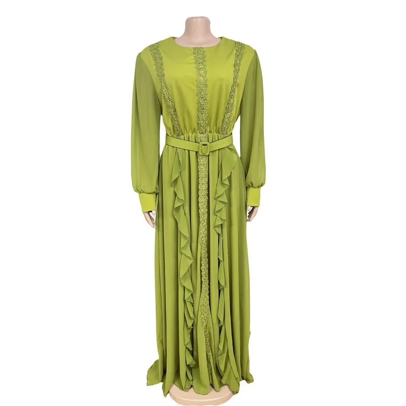 2022 Spring Autumn African Women Long Sleeve O-neck Polyester Solid Color Long Dress African Robes African Dresses for Women
2022 Spring Autumn African Women Long Sleeve O-neck Polyester Solid Color Long Dress African Robes African Dresses for Women