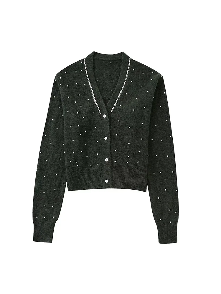 BM&MD&ZA 9598181 Women 2022 New Fashion Pearl decoration Knitted Cardigan Vintage Long Sleeve Female Outerwear Tops 9598/181
BM&MD&ZA 9598181 Women 2022 New Fashion Pearl decoration Knitted Cardigan Vintage Long Sleeve Female Outerwear Tops 9598/181
