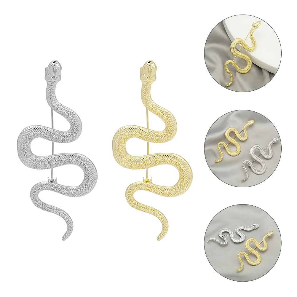 Brooch Snake Pin Animal Lapel Silver Metal Unisex Breast Novelty Exotic Plated Gold Unique Pins Punk Golden Labels Badge Shape
Brooch Snake Pin Animal Lapel Silver Metal Unisex Breast Novelty Exotic Plated Gold Unique Pins Punk Golden Labels Badge Shape