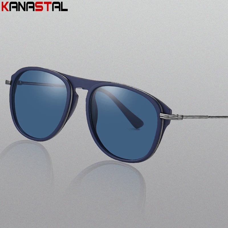 Men's Polarized Sunglasses UV400 Retro Sun Glasses Male TR90 Eyeglasses Frame Outdoors Driving Fishing Pilot Sunshade Eyewear
Men's Polarized Sunglasses UV400 Retro Sun Glasses Male TR90 Eyeglasses Frame Outdoors Driving Fishing Pilot Sunshade Eyewear