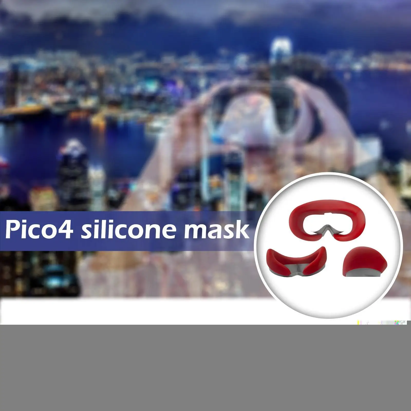 Защитный чехол от пота для Pico 4, сменный Силиконовый Чехол для очков виртуальной реальности, аксессуары для очков виртуальной реальности для Pico I4D7
Защитный чехол от пота для Pico 4, сменный Силиконовый Чехол для очков виртуальной реальности, аксессуары для очков виртуальной реальности для Pico I4D7