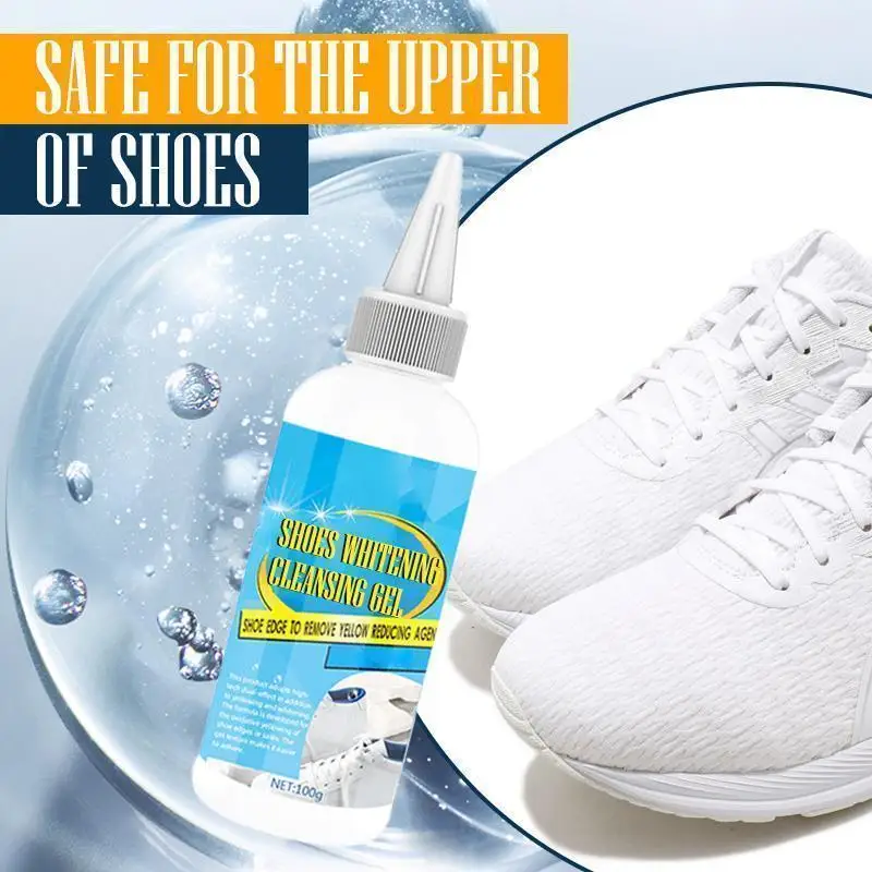 100G White Shoes Cleaner Shoes Whitening Cleansing Gel For Shoe Brush Shoe Sneakers Shoes Cleaning With Making Tape
100G White Shoes Cleaner Shoes Whitening Cleansing Gel For Shoe Brush Shoe Sneakers Shoes Cleaning With Making Tape