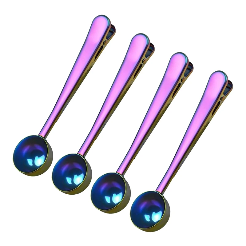 Coffee Scoop Clip,4 Pcs Stainless Steel Table Spoon,2 In 1 Long Handle Multifunction Sealing Bag Clip For Tea,Coffee Etc
Coffee Scoop Clip,4 Pcs Stainless Steel Table Spoon,2 In 1 Long Handle Multifunction Sealing Bag Clip For Tea,Coffee Etc