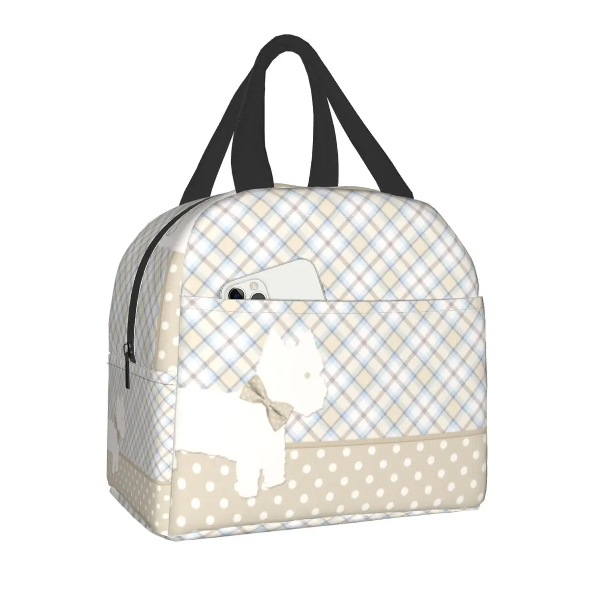 Мультяшные Westie тартан и горошек Изолированные сумки для обеда для женщин West Highland White Terrier Dog Resuable Cooler Bento Box
Мультяшные Westie тартан и горошек Изолированные сумки для обеда для женщин West Highland White Terrier Dog Resuable Cooler Bento Box