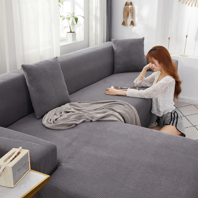 Plush Elastic Sofa Chaise Cover Lounge Solid L Shape Corner Velvet Sofa Covers for Living Room Stretch Slipcover Couch Cover Set
Plush Elastic Sofa Chaise Cover Lounge Solid L Shape Corner Velvet Sofa Covers for Living Room Stretch Slipcover Couch Cover Set