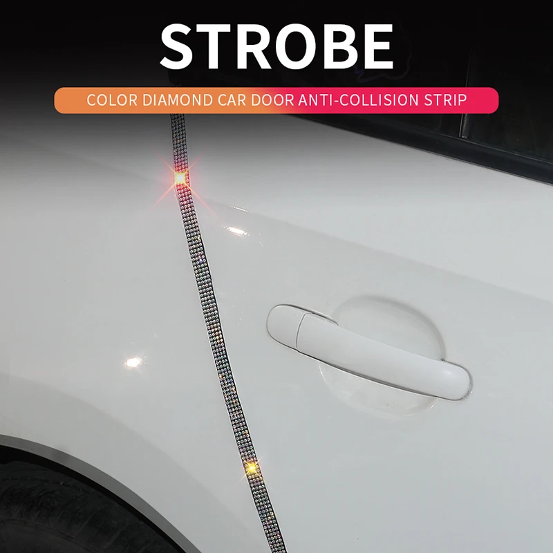 Bling Car Door Protector Sticker Strip Anti-Collision Door Edge Guard Scratch Sticker Exterior Car Accessories for Woman
Bling Car Door Protector Sticker Strip Anti-Collision Door Edge Guard Scratch Sticker Exterior Car Accessories for Woman