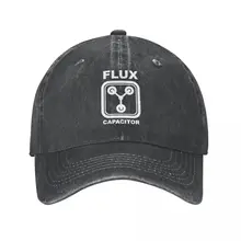 Flux Capacitor Back To The Future Men Women Baseball Cap Distressed Washed Caps Hat Outdoor Workouts Adjustable Fit Snapback Cap