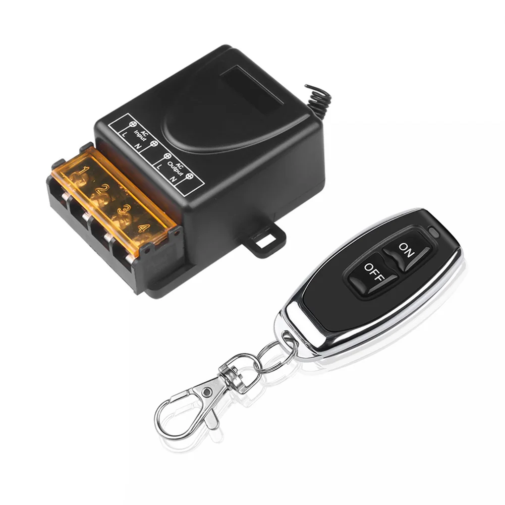 Newest 60V-280V Relay Wireless RF Remote Control Switch 1 Transmitter+ 1Receiver 433MHz Remote Controller for Light Door Garage
Newest 60V-280V Relay Wireless RF Remote Control Switch 1 Transmitter+ 1Receiver 433MHz Remote Controller for Light Door Garage
