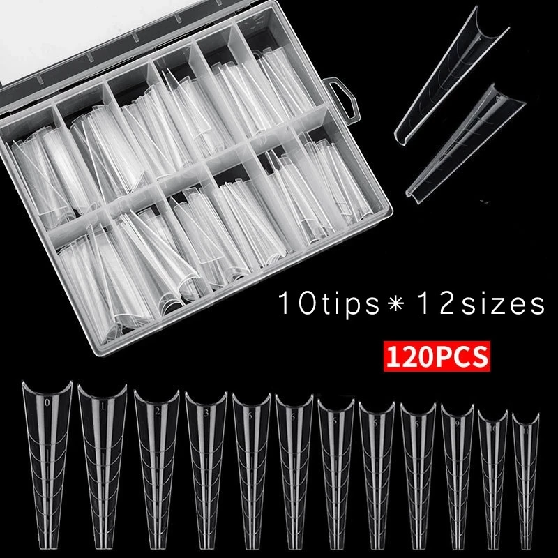 120pcs Kit Plastic Curve False Nails Art Dual Form French Tips Gel Extension Mode Acrylic Manicure Tool Accessories Set
120pcs Kit Plastic Curve False Nails Art Dual Form French Tips Gel Extension Mode Acrylic Manicure Tool Accessories Set