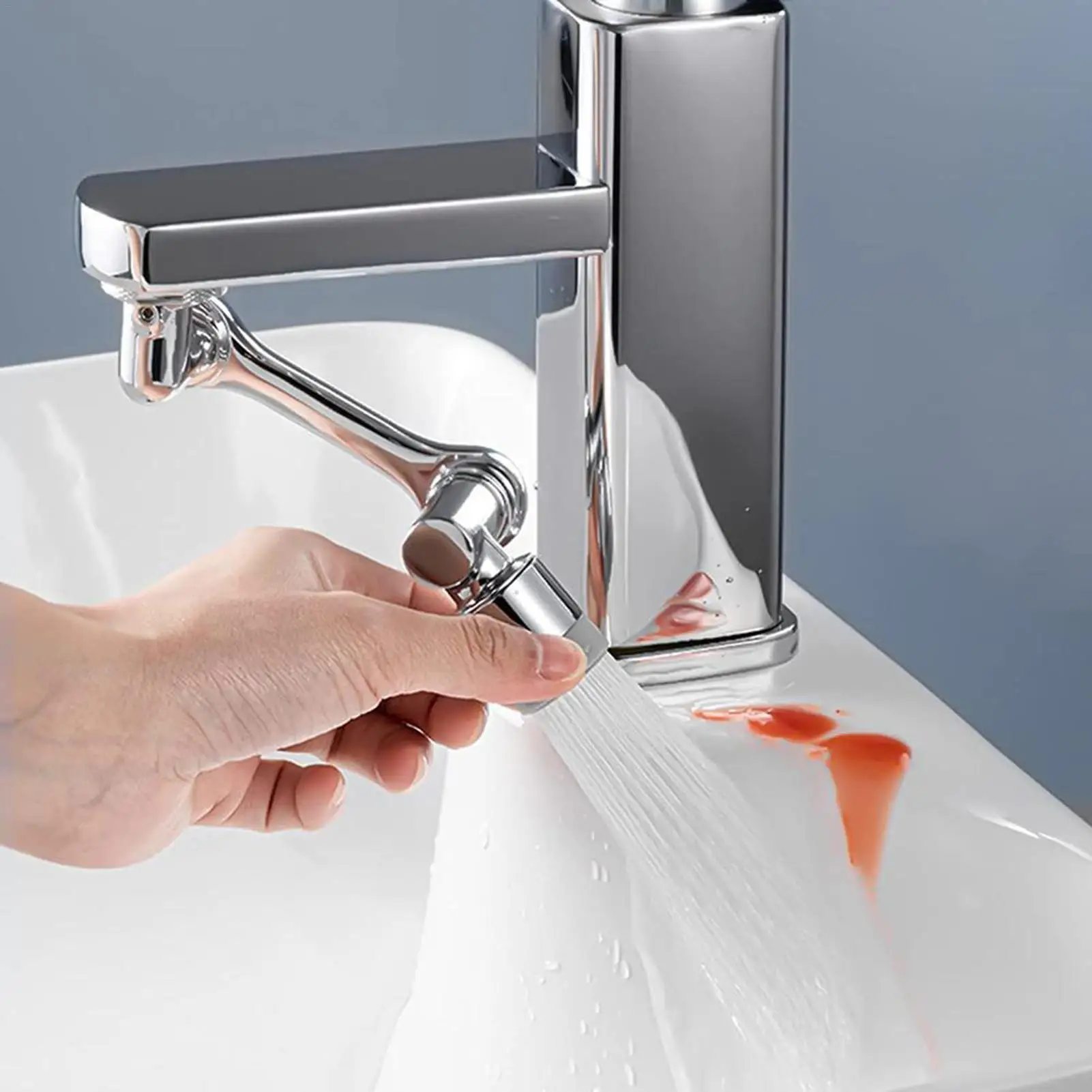 Universal Rotating Faucet | 1080 Rotatable Faucet Sprayer | Splash-Proof Faucet Extender Spray Aerat
Universal Rotating Faucet | 1080 Rotatable Faucet Sprayer | Splash-Proof Faucet Extender Spray Aerat