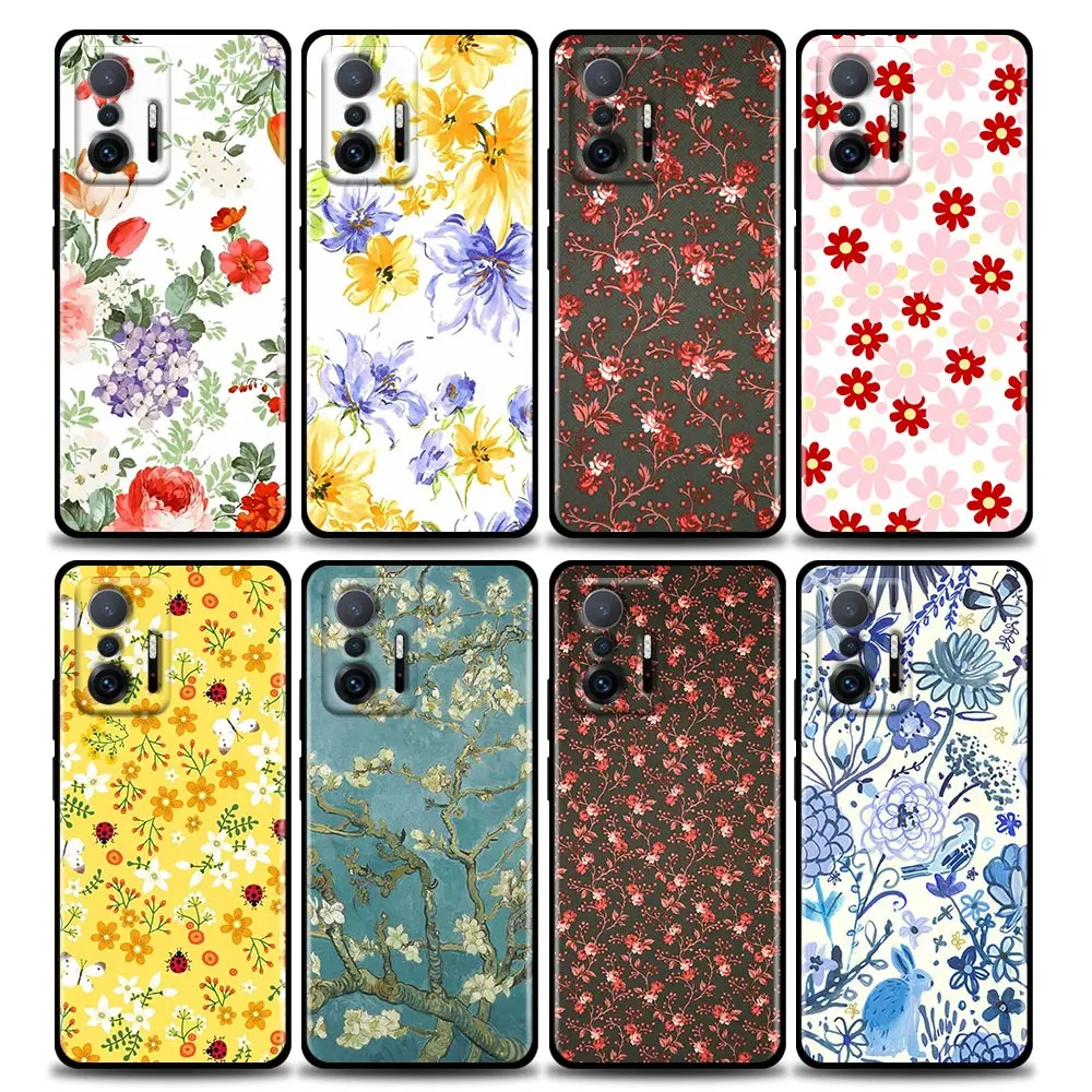 Phone Case for Xiaomi Mi 11i 12 12X 11 11X 11T Case Poco X3 NFC M3 Pro F3 GT M4 Silicone Cover Hand Painted Flower 
Phone Case for Xiaomi Mi 11i 12 12X 11 11X 11T Case Poco X3 NFC M3 Pro F3 GT M4 Silicone Cover Hand Painted Flower