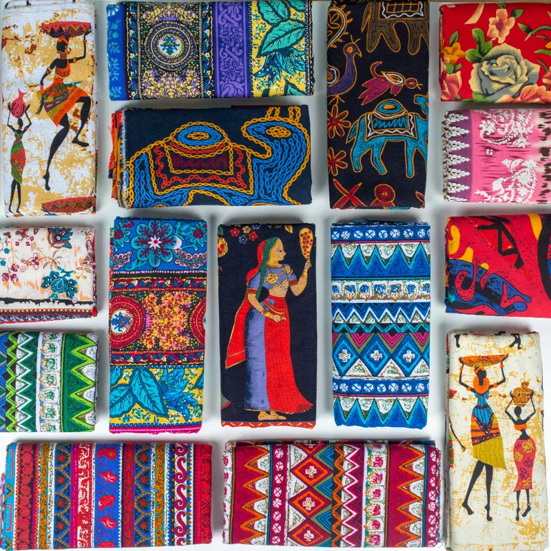 Boho Style Cotton and Linen Fabric Natural Skin Friendly Printed Garment Fabric Handmade DIY Dress Tablecloth Sewing Patchwork
Boho Style Cotton and Linen Fabric Natural Skin Friendly Printed Garment Fabric Handmade DIY Dress Tablecloth Sewing Patchwork