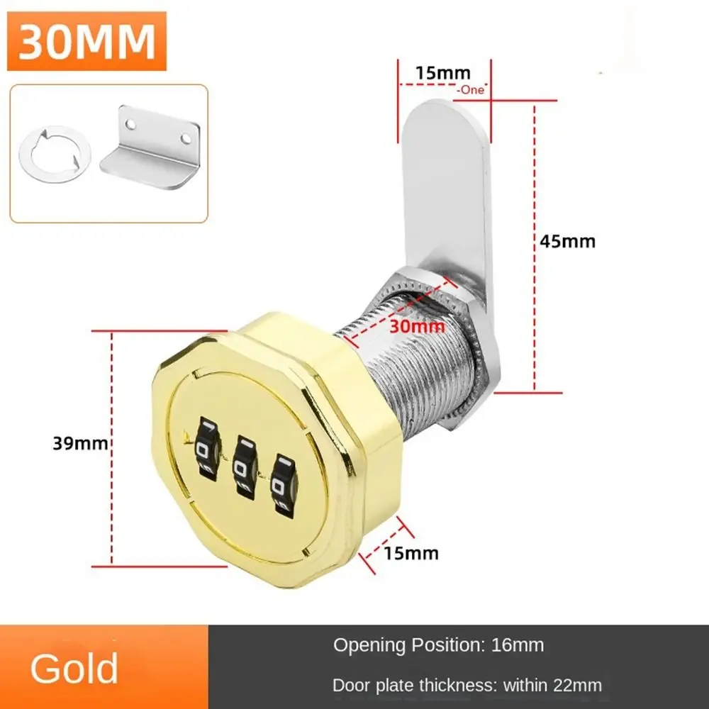 Комбинированный замок из цинкового сплава 3 цифр
Комбинированный замок из цинкового сплава 3 цифр