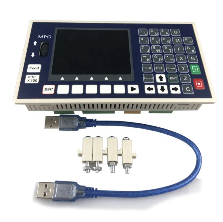 G Code Controller TC55H 4 axis USB Stick Spindle Control Panel MPG Stand Alone For CNC Milling Machine Controller NEWCARVE
G Code Controller TC55H 4 axis USB Stick Spindle Control Panel MPG Stand Alone For CNC Milling Machine Controller NEWCARVE