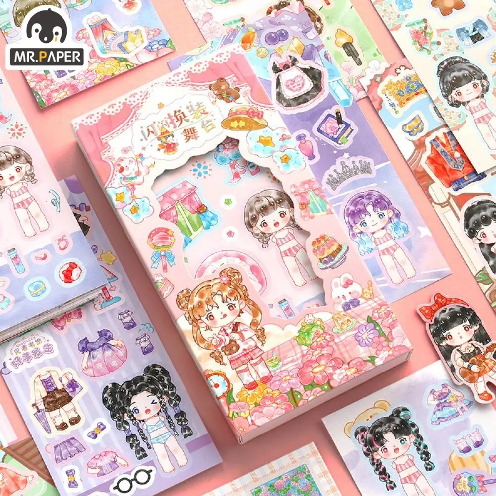 Mr. Paper Sticker Cute Style Cartoon Character Theme Kawaii Creative Stationery Decoration Stationery Stickers for Kids 50Pcs
Mr. Paper Sticker Cute Style Cartoon Character Theme Kawaii Creative Stationery Decoration Stationery Stickers for Kids 50Pcs