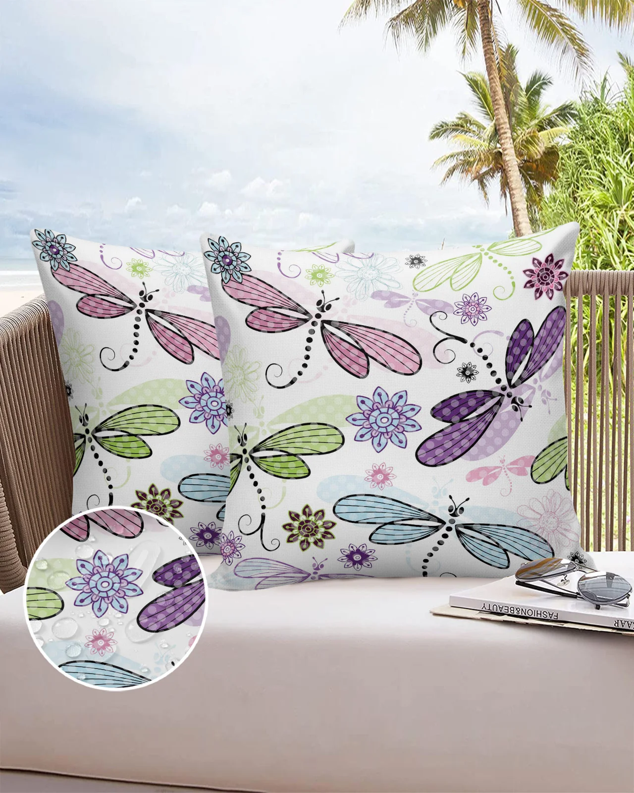 Dragonfly Flower Color Sofa Double-sided Printing Pillow Covers 30 X 50cm Waterproof Square Pillowcase for Bedroom
Dragonfly Flower Color Sofa Double-sided Printing Pillow Covers 30 X 50cm Waterproof Square Pillowcase for Bedroom