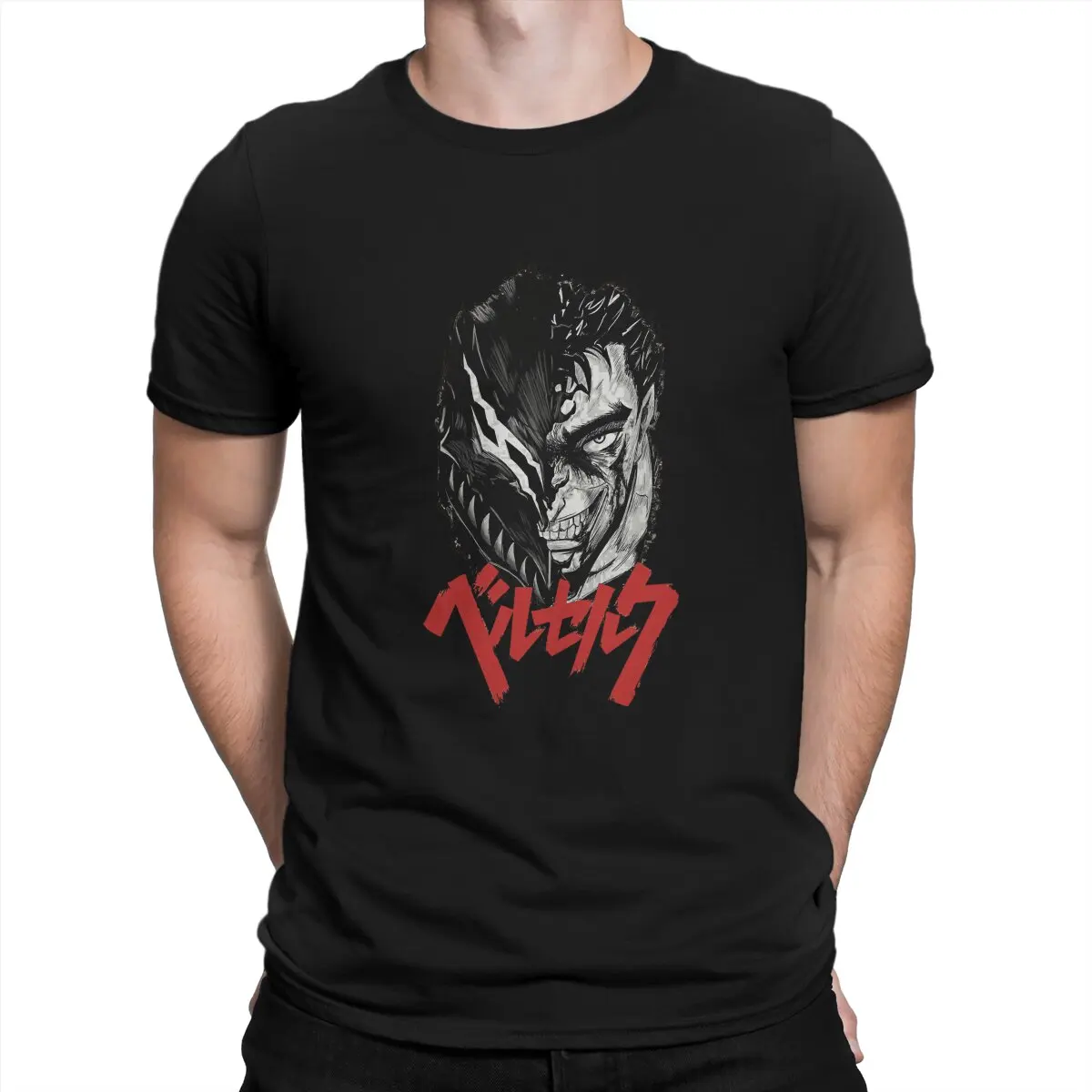 Мужская футболка Berserk кишки с изображением черного меча, Мужская одежда, рубашки из полиэстера, футболка для мужчин
Мужская футболка Berserk кишки с изображением черного меча, Мужская одежда, рубашки из полиэстера, футболка для мужчин