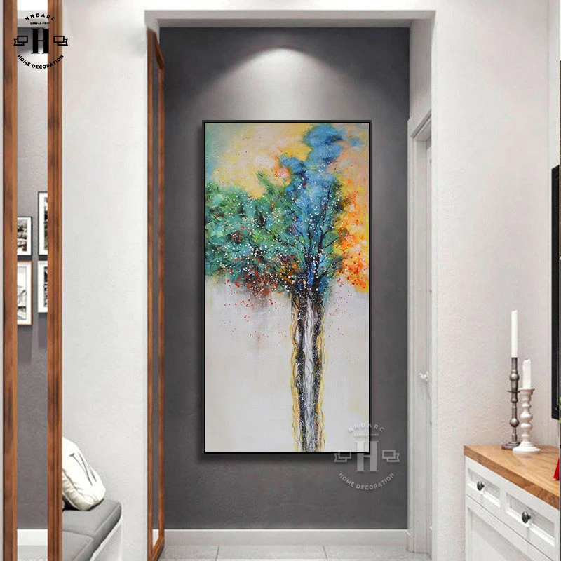 NHDARC Modern Abstract Colorful Tree Canvas Art Paintings Living Room Bedroom Posters And Prints Wall Pictures Home Decoration
NHDARC Modern Abstract Colorful Tree Canvas Art Paintings Living Room Bedroom Posters And Prints Wall Pictures Home Decoration