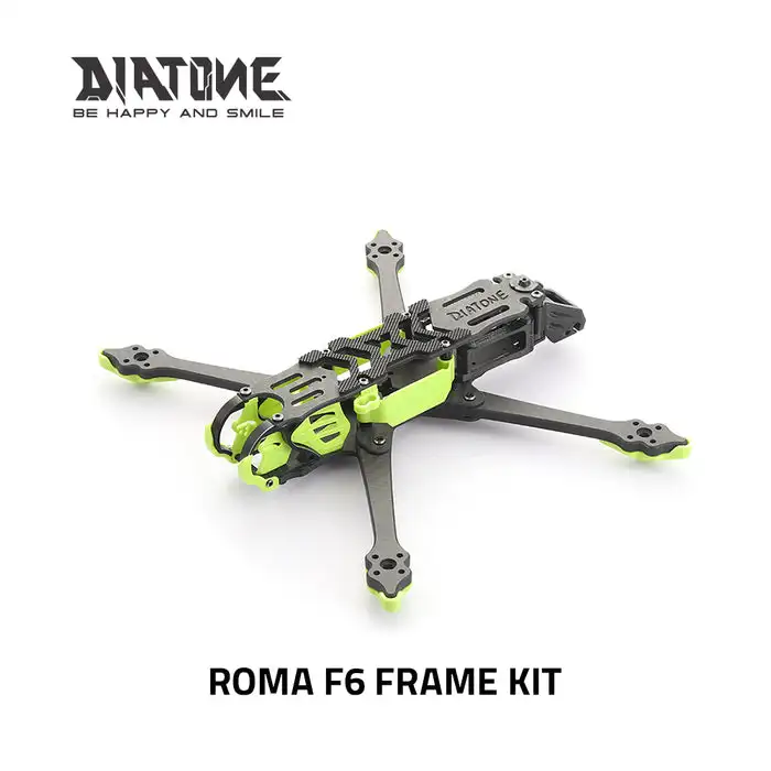 DIATONE Roma F6 260 мм T300 3K наборы рамок из углеродного волокна для FPV Freestyle 6-дюймовые дальние дроны DIY части
DIATONE Roma F6 260 мм T300 3K наборы рамок из углеродного волокна для FPV Freestyle 6-дюймовые дальние дроны DIY части