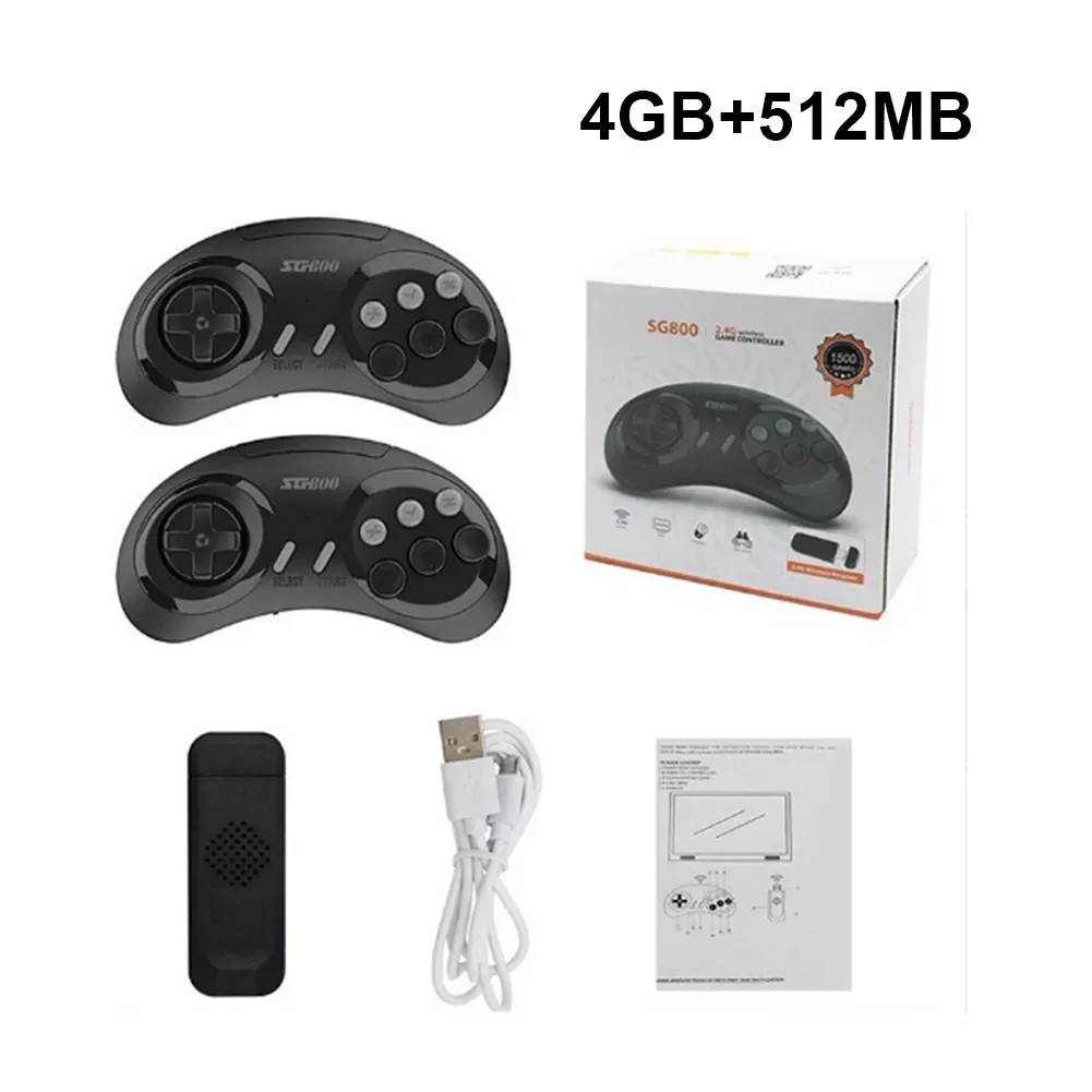 SG800 Gaming Gamepads HDMI-compatible Retro Video Game Console 2.4G Wireless Dual Gamepad 688 Games for Sega Mega Drive
SG800 Gaming Gamepads HDMI-compatible Retro Video Game Console 2.4G Wireless Dual Gamepad 688 Games for Sega Mega Drive
